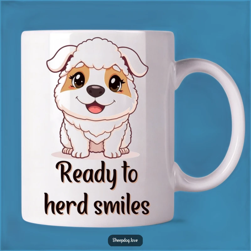Funny Determined Sheepdog Mug - Perfect Gift for Loyal Dog Lovers