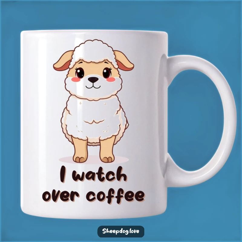 Funny Protective Sheepdog Mug - Gentle Guardian Gift for Dog Lovers