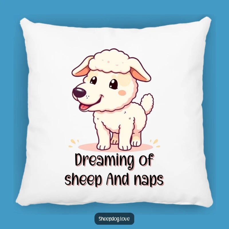 Funny Sheepdog Cuddle Pillow: Comfort and Joy Guaranteed