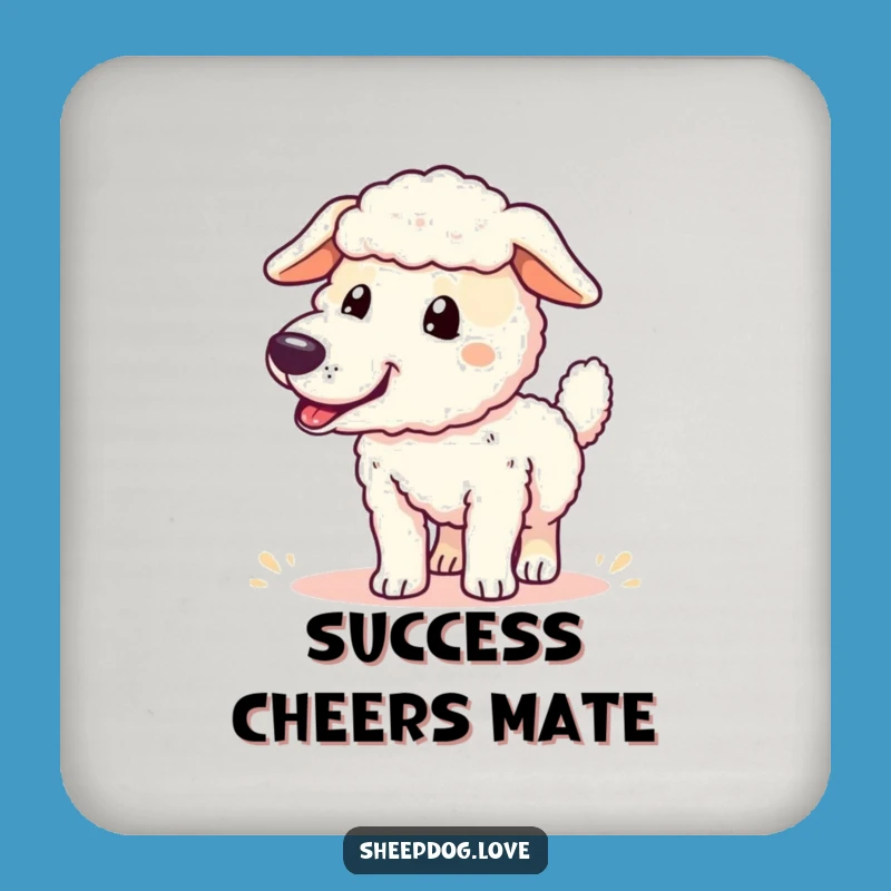 Funny Sheepdog Coasters: Protect Your Surfaces with Style