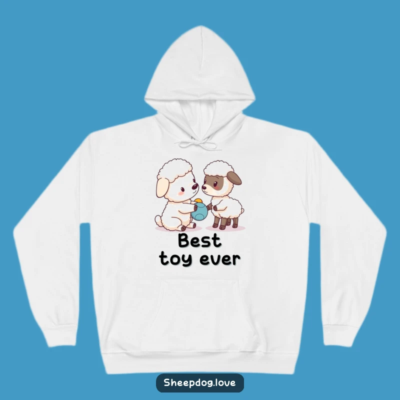 Funny Sheepdog Lamb Hoodie: Cozy Pals Sweatshirt, Ideal Funny Farm Gift