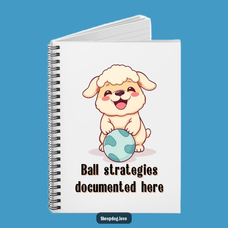 Funny Sheepdog Notebook: Hilarious Dog Journal for Ideas