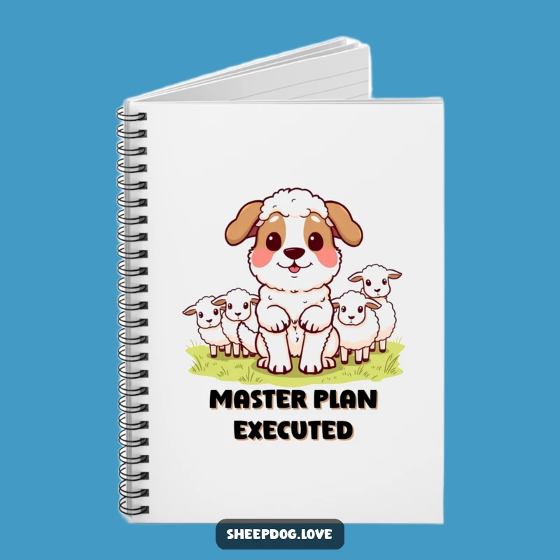 Funny Sheepdog Notebook: Proud Herder, Perfect for Celebrating Dog's Success