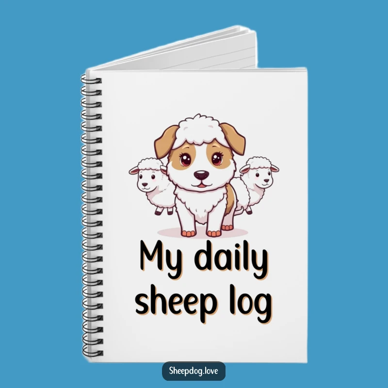 Funny Sheepdog Notebook: Hilarious Journal for Determined Thoughts & Ideas!