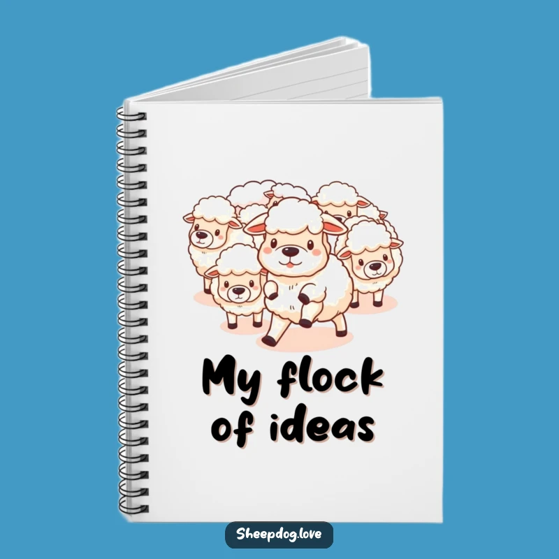 Funny Sheepdog Herding Notebook: Jot Down Your Farm Thoughts!