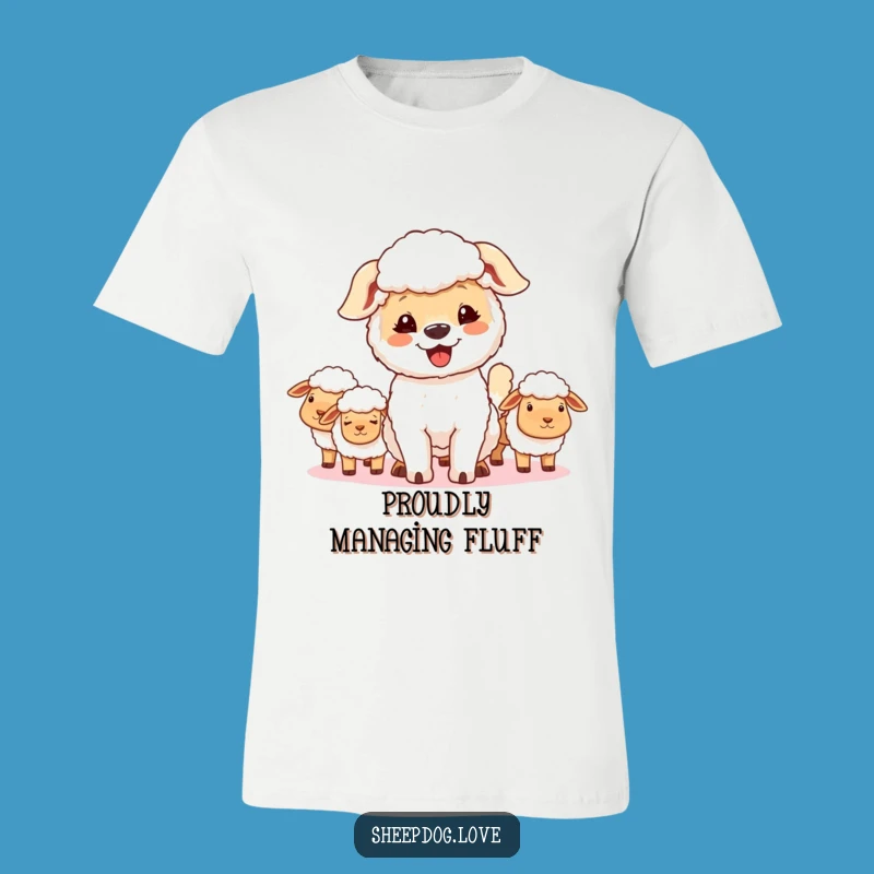 Happy Sheepdog T-Shirt: Funny Gift for Proud Dog Owners