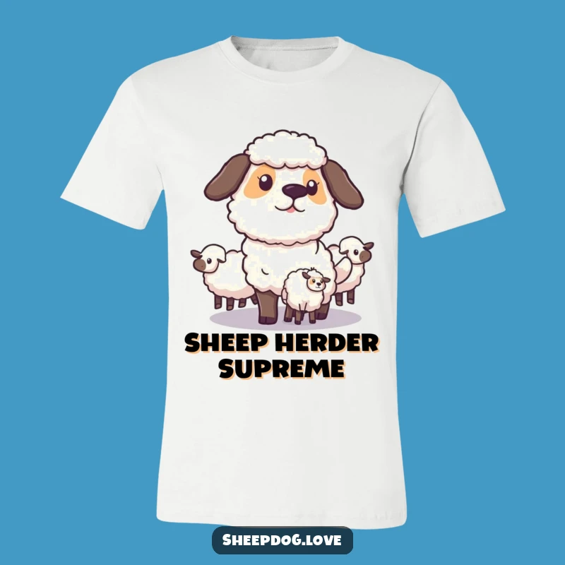 Funny Sheepdog Herding T-Shirt: Wear Your Inner Strategist Proudly